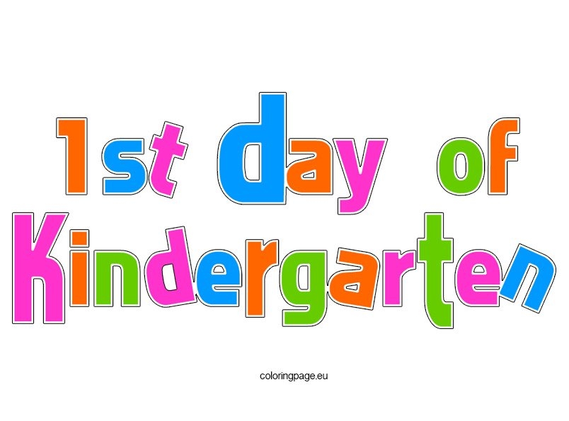 First Day Kindergarten Printables Printable Calendars AT A GLANCE