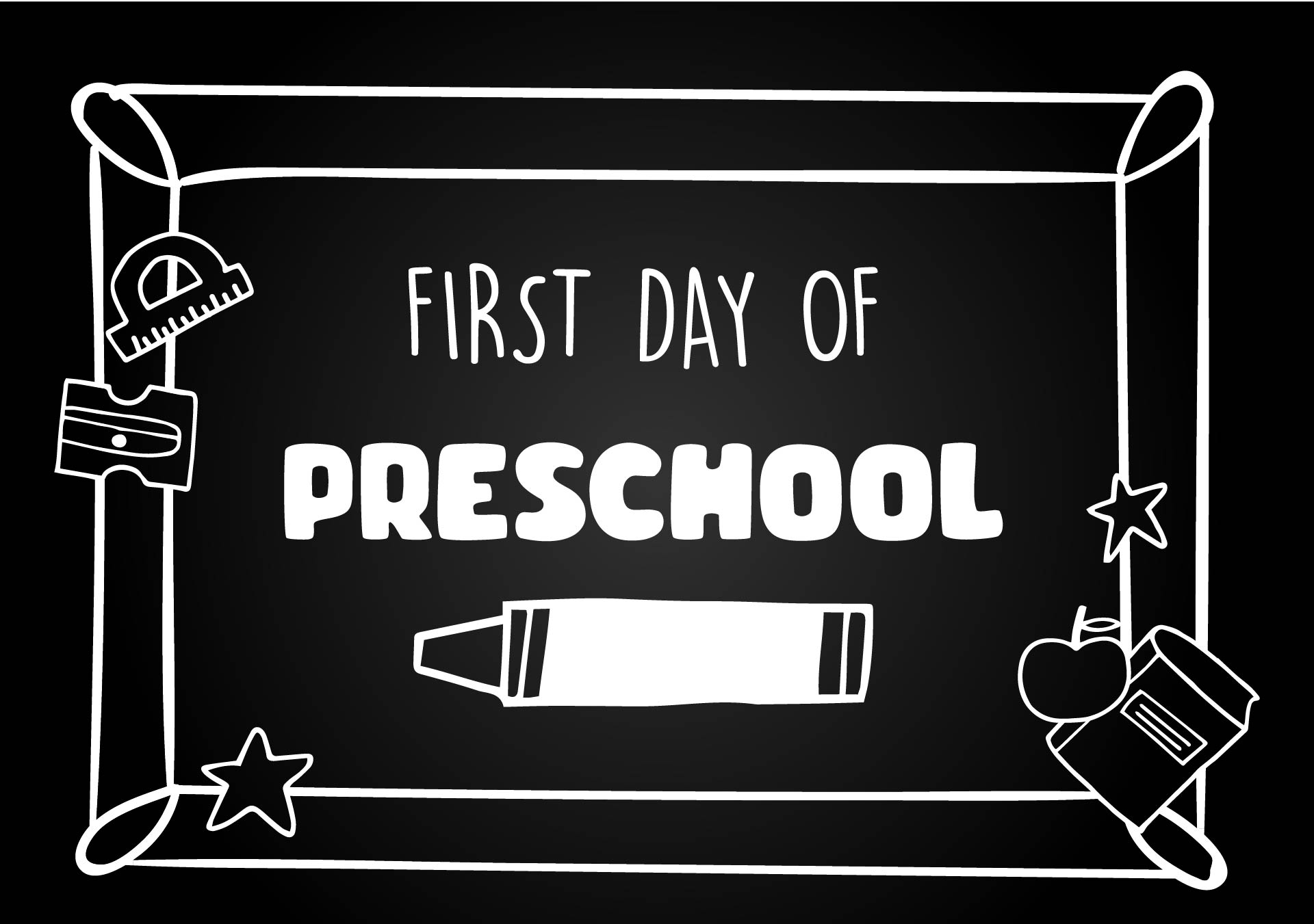 First Day Of Preschool 10 Free PDF Printables Printablee