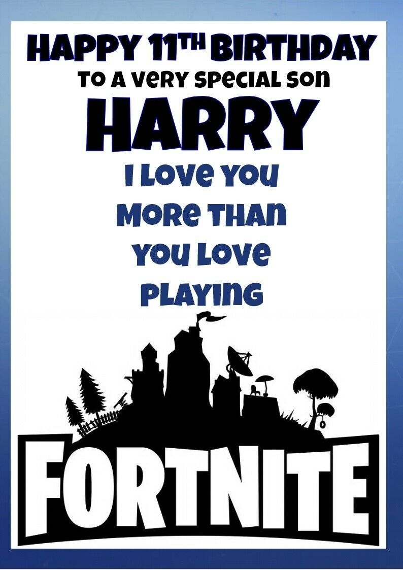 Fortnite Birthday Card Printable Printable Word Searches