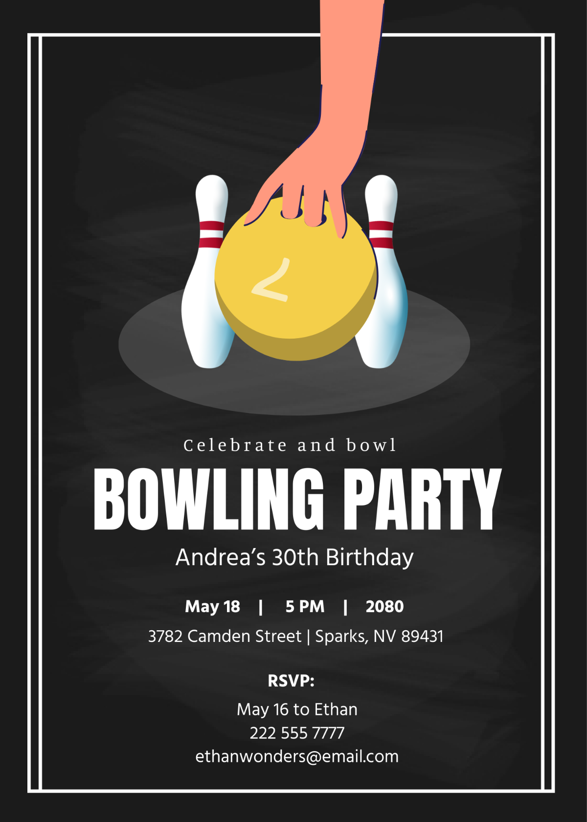 Free Bowling Templates To Edit Online