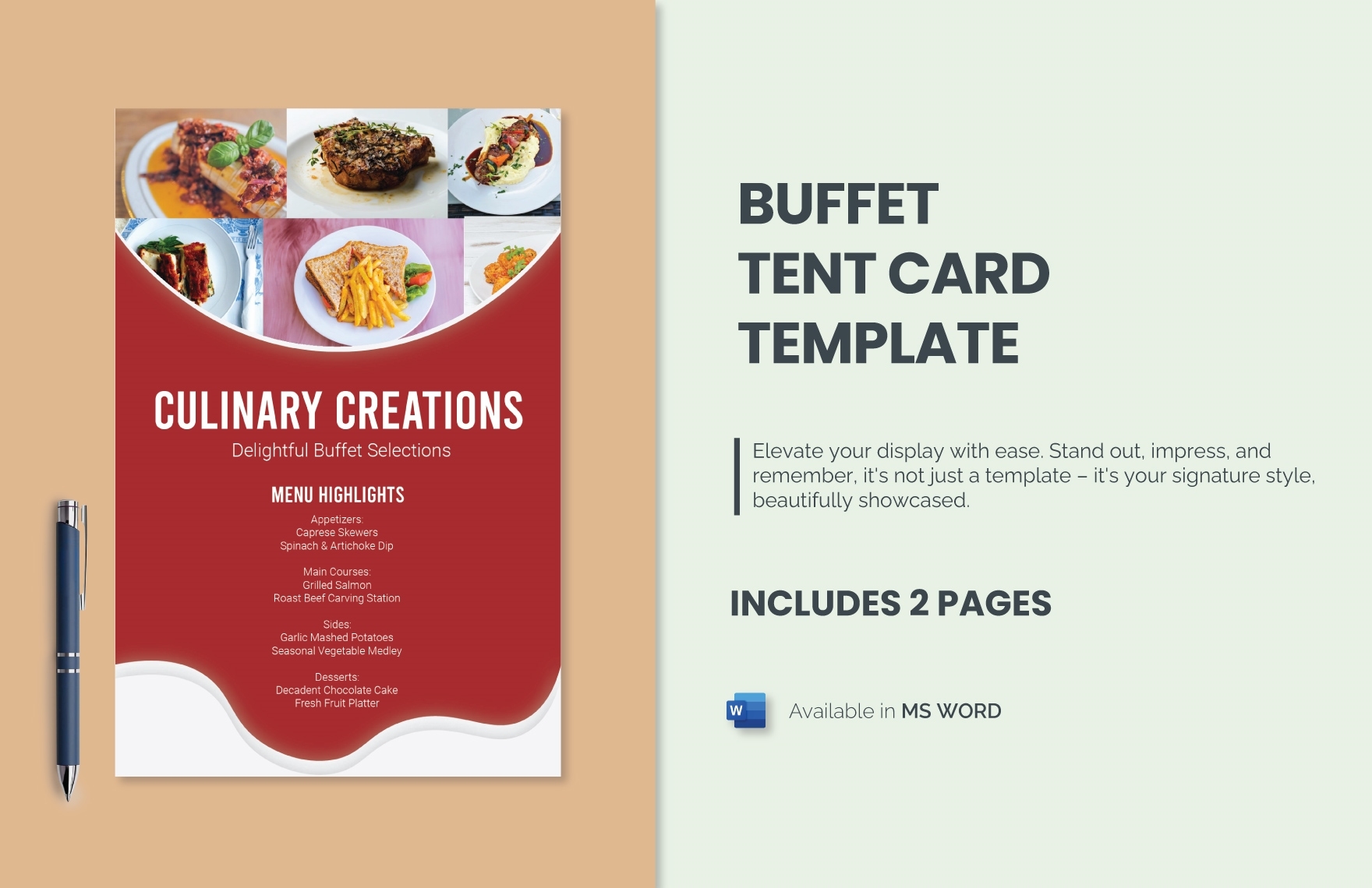 FREE Buffet Templates Examples Edit Online Download Template