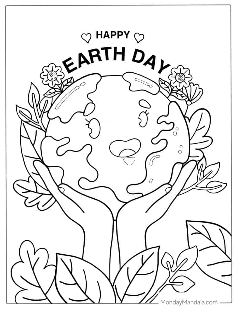 Free Earth Day Coloring Worksheet Download Free Earth Day Coloring 