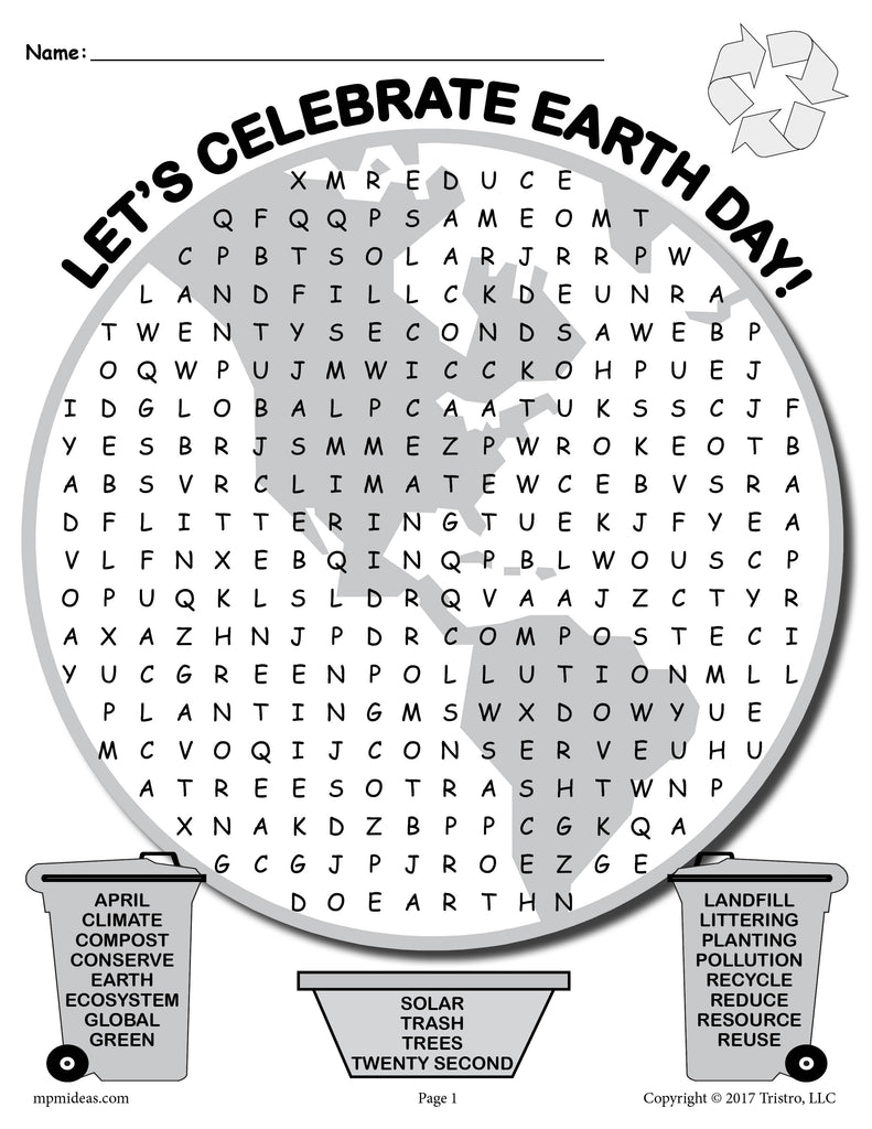 Free Free Printable Earth Day Worksheet Download Free Free Printable 
