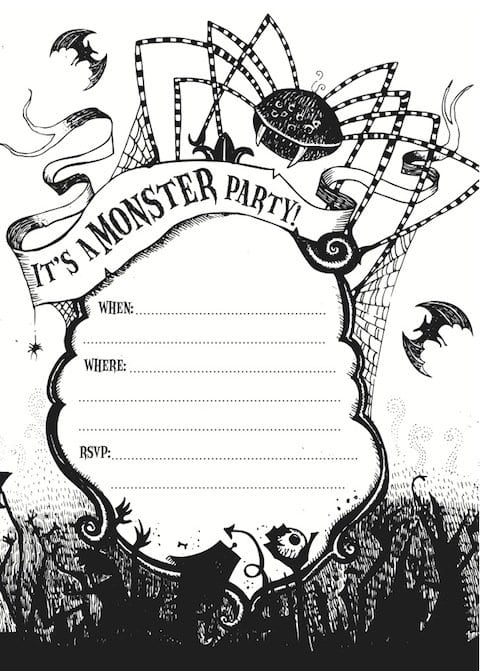 Free Halloween Party Invite Templates