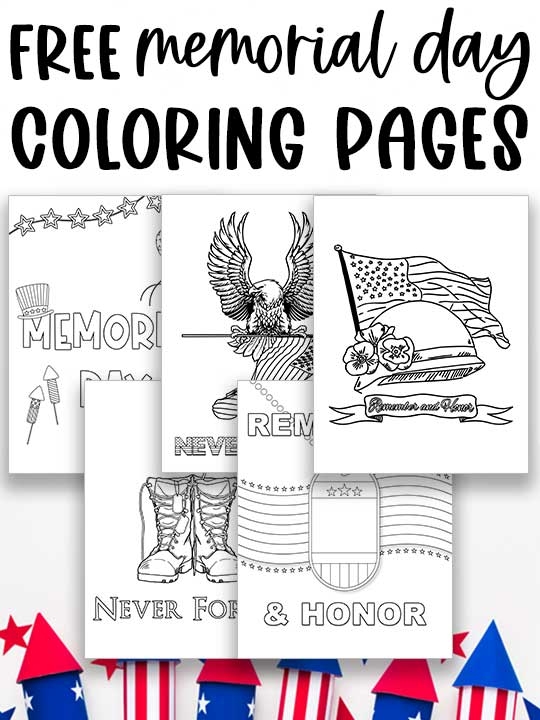 Free Memorial Day Printable Coloring Pages Featured Mom Envy