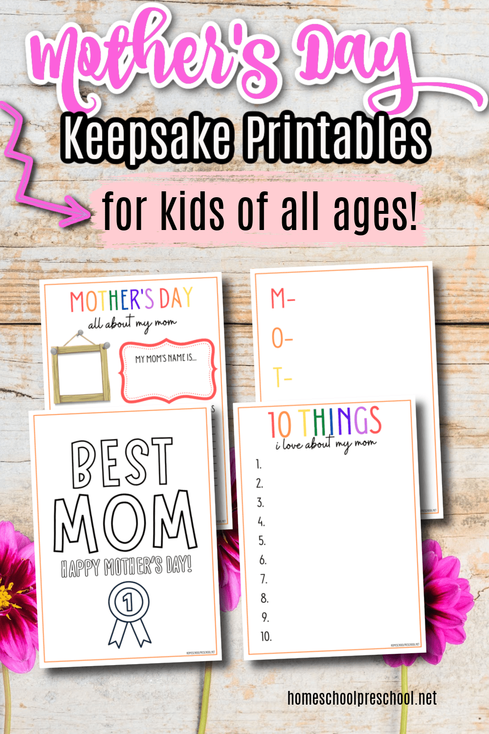 Free Mothers Day Printables For Preschoolers To Give