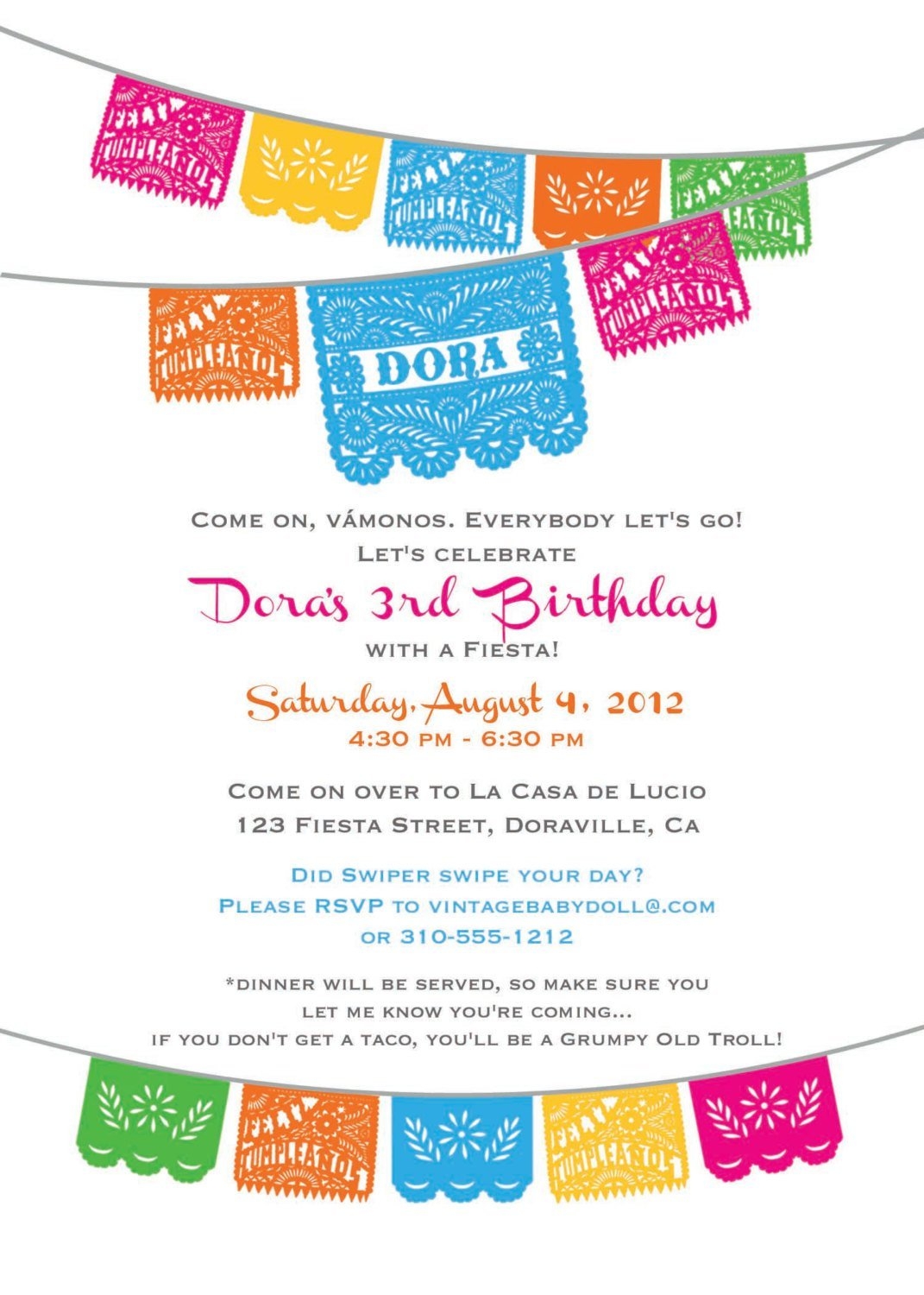Free Printable Blank Mexican Fiesta Invitations Printable Word Searches