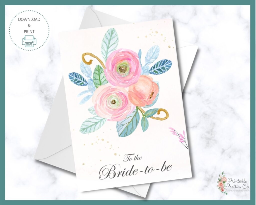Free Printable Bridal Shower Cards Free Printable Templates