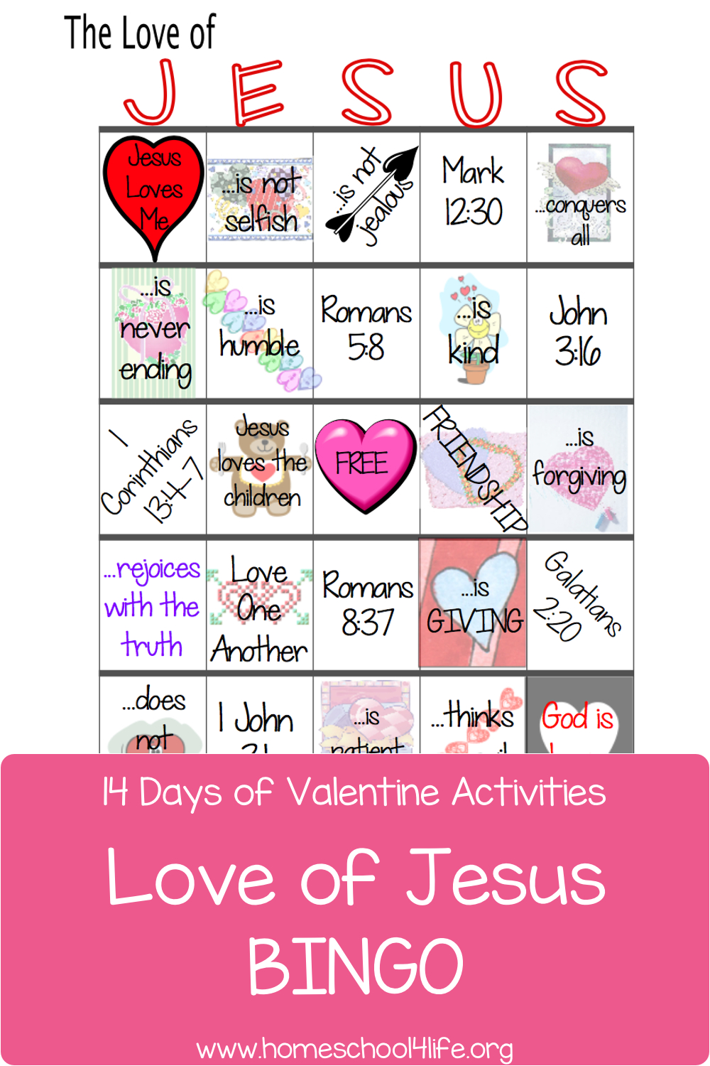 Free Printable Christian Bingo Cards For Valentine S Vrogue co