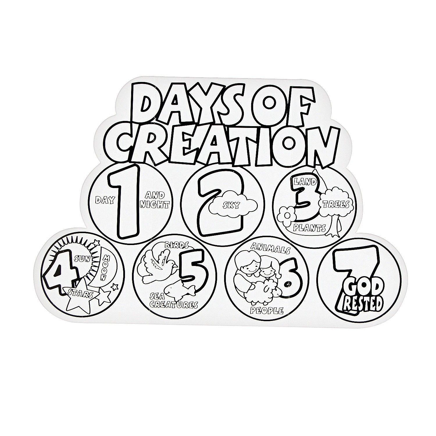 Free Printable Coloring Pages Of Creation Story Coloring Home
