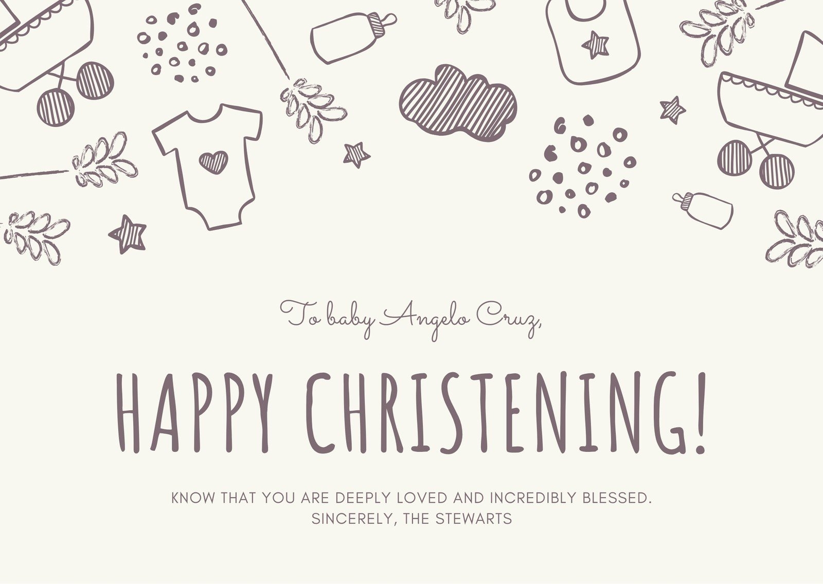 Free Printable Customizable Baptism Card Templates Canva 50 OFF