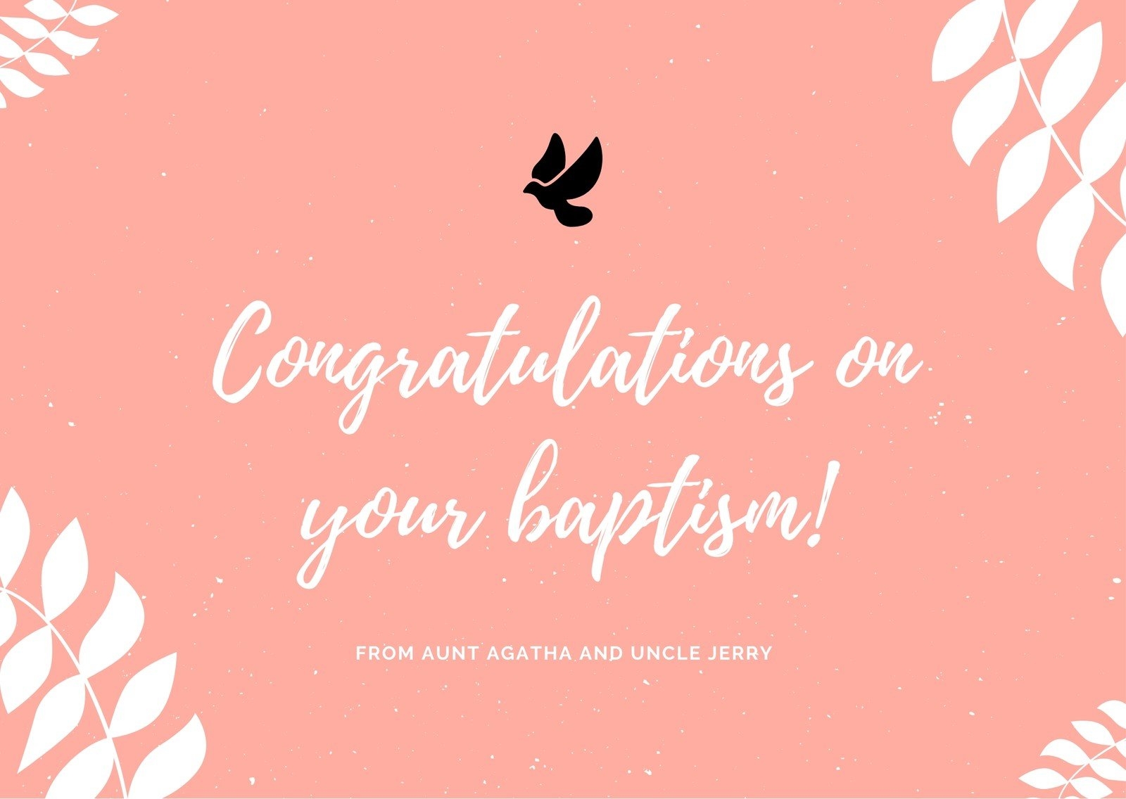 Free Printable Customizable Baptism Card Templates Canva 56 OFF