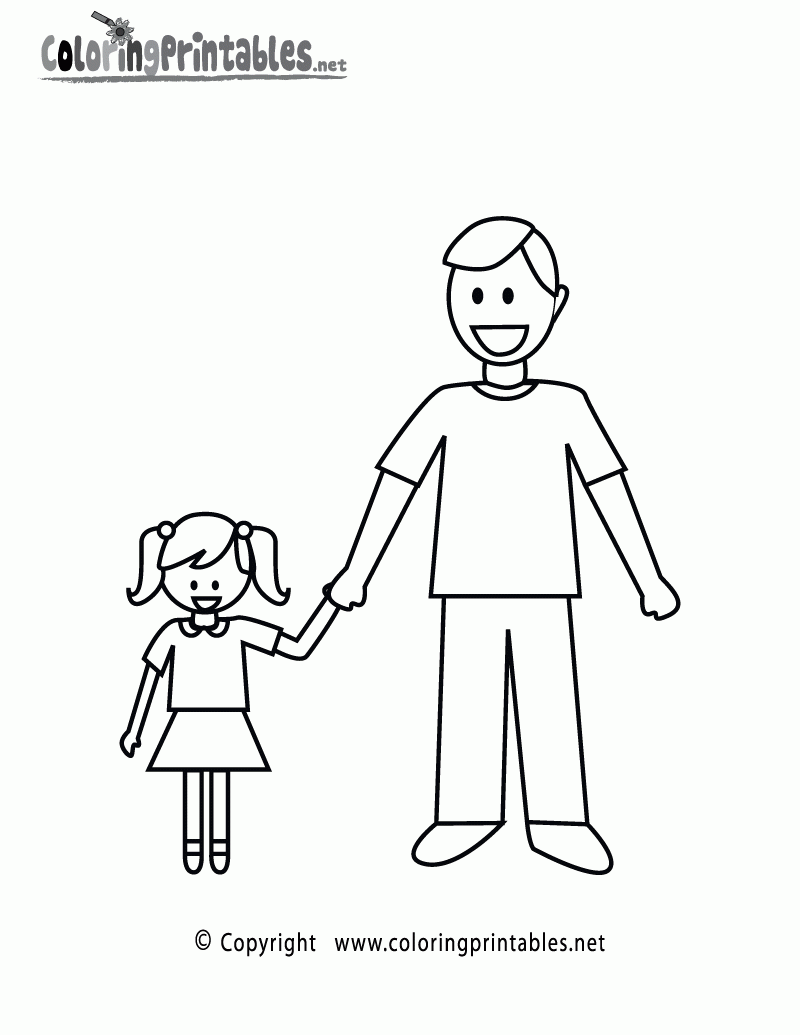 Free Printable Father 39 s Day Coloring Page
