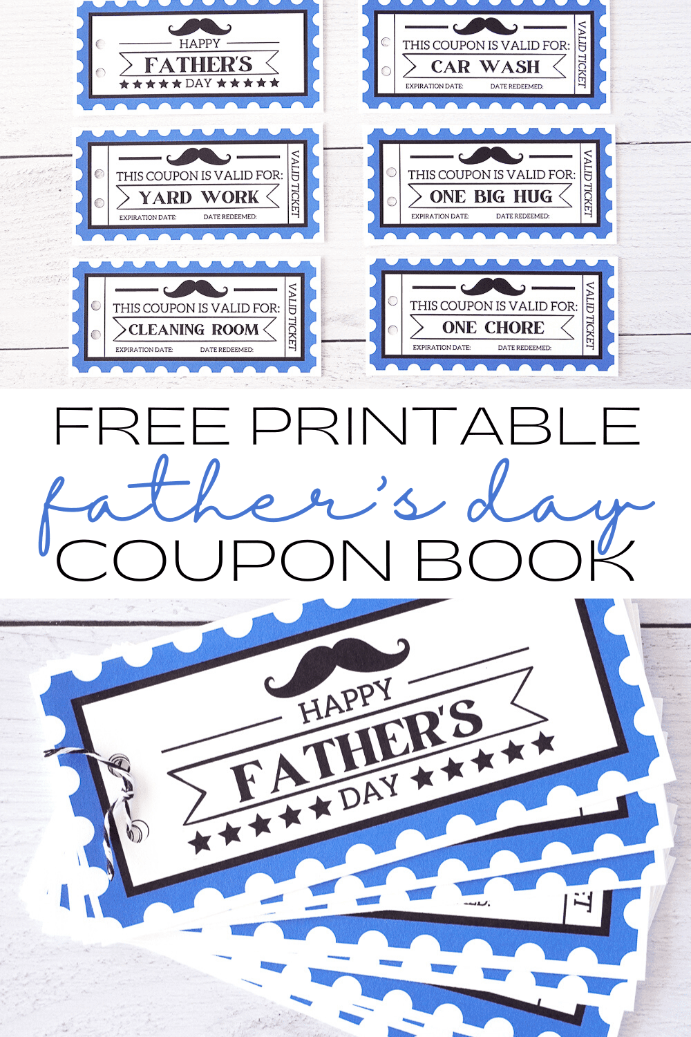 Free Printable Father 39 s Day Coupon Book Prudent Penny Pincher