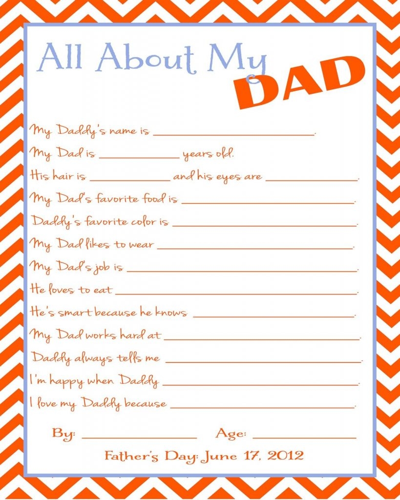 Free Printable Father 39 s Day Questionnaire Printable Word Searches