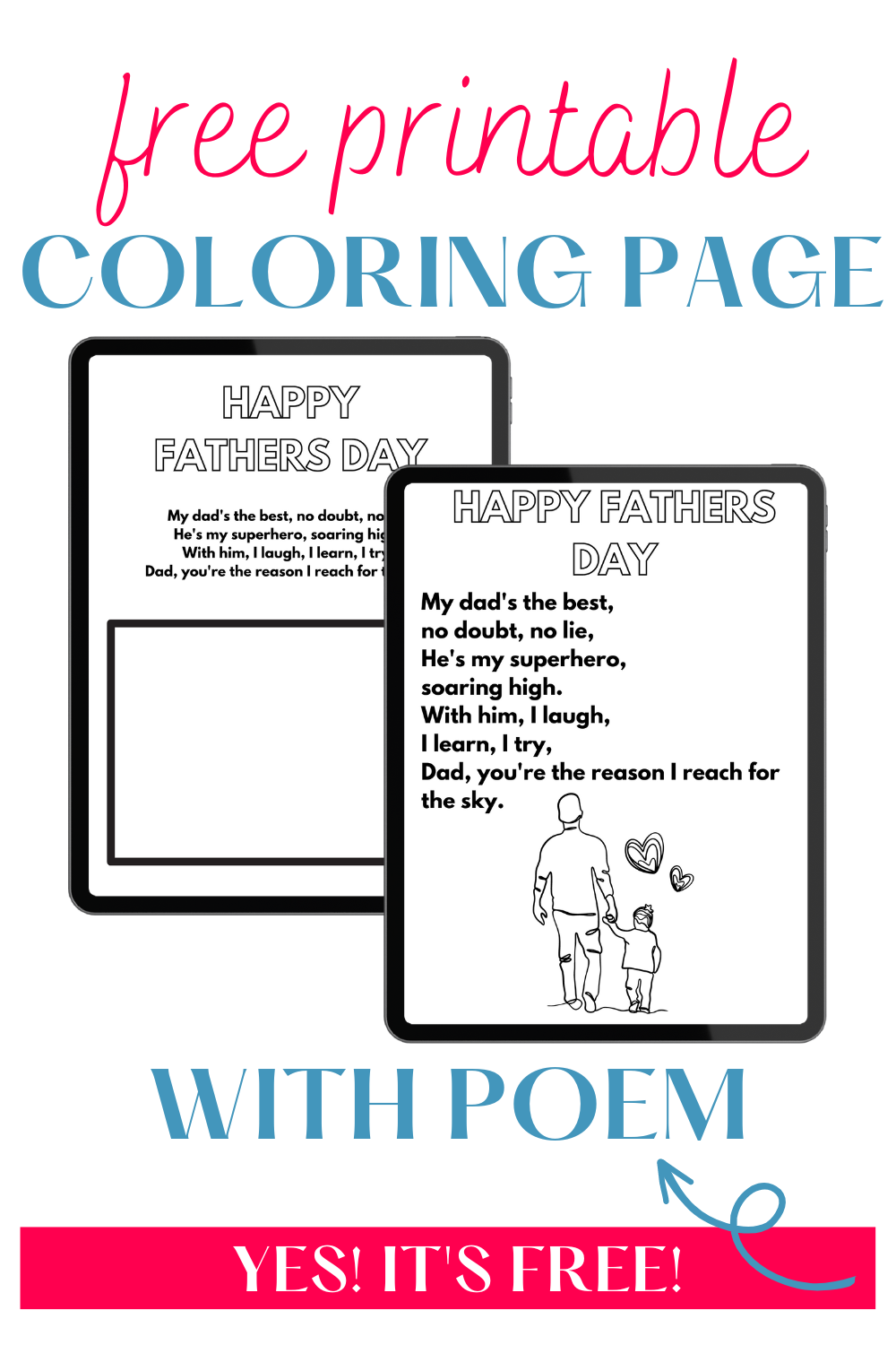 Free Printable Fathers Day Poem Plan For Success HQ