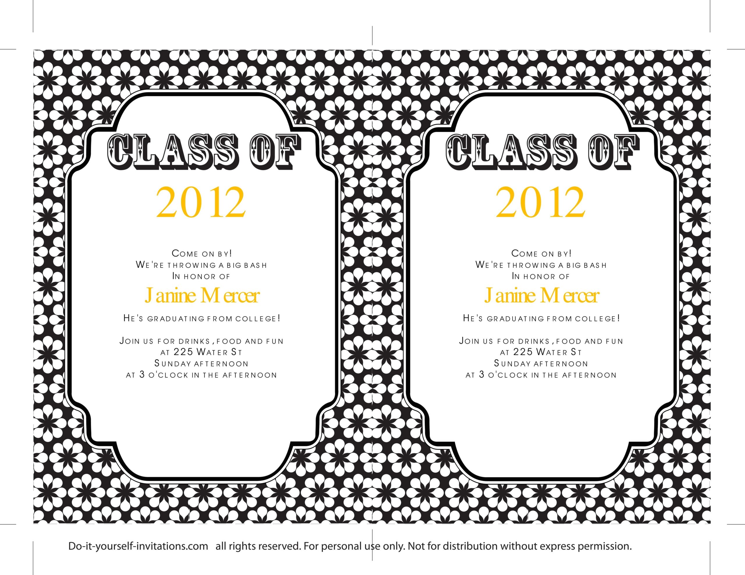 Free Printable Graduation Announcements Free Printable
