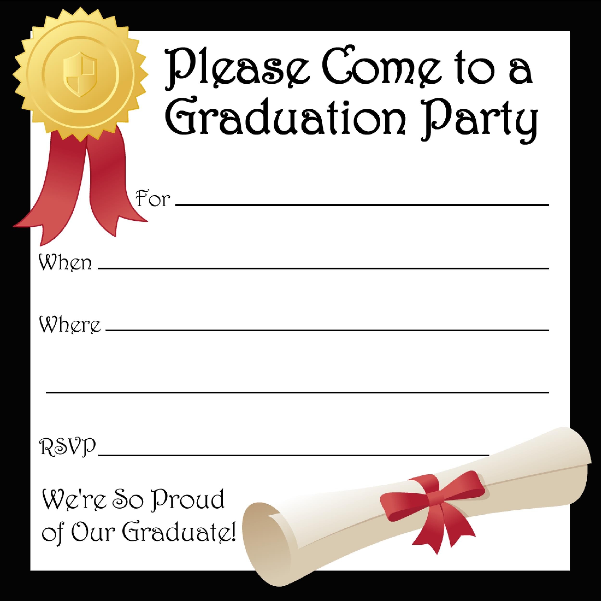 Free Printable Graduation Invitations 2025 Mikkel N Poulsen