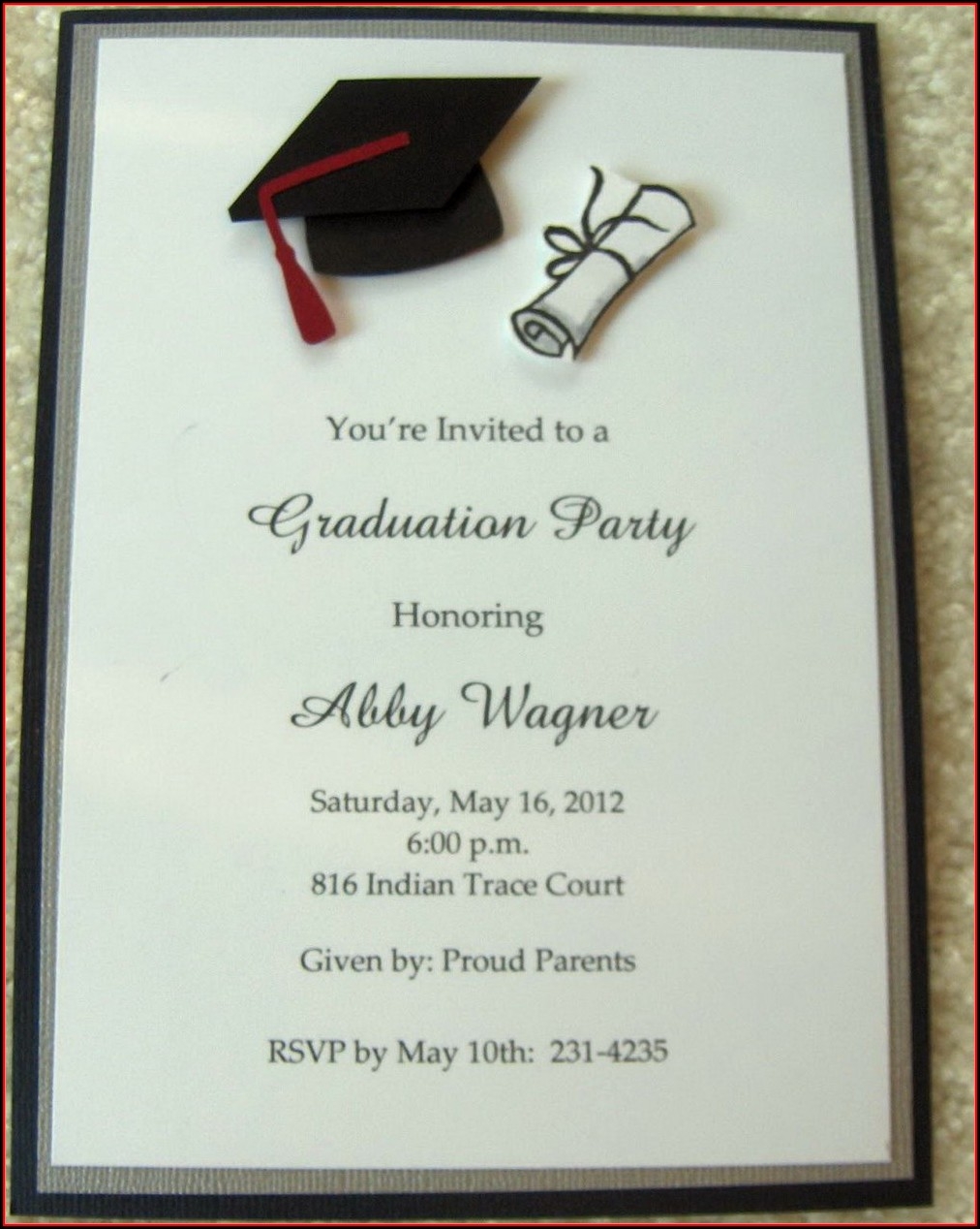 Free Printable Graduation Party Invitation Templates For Word 