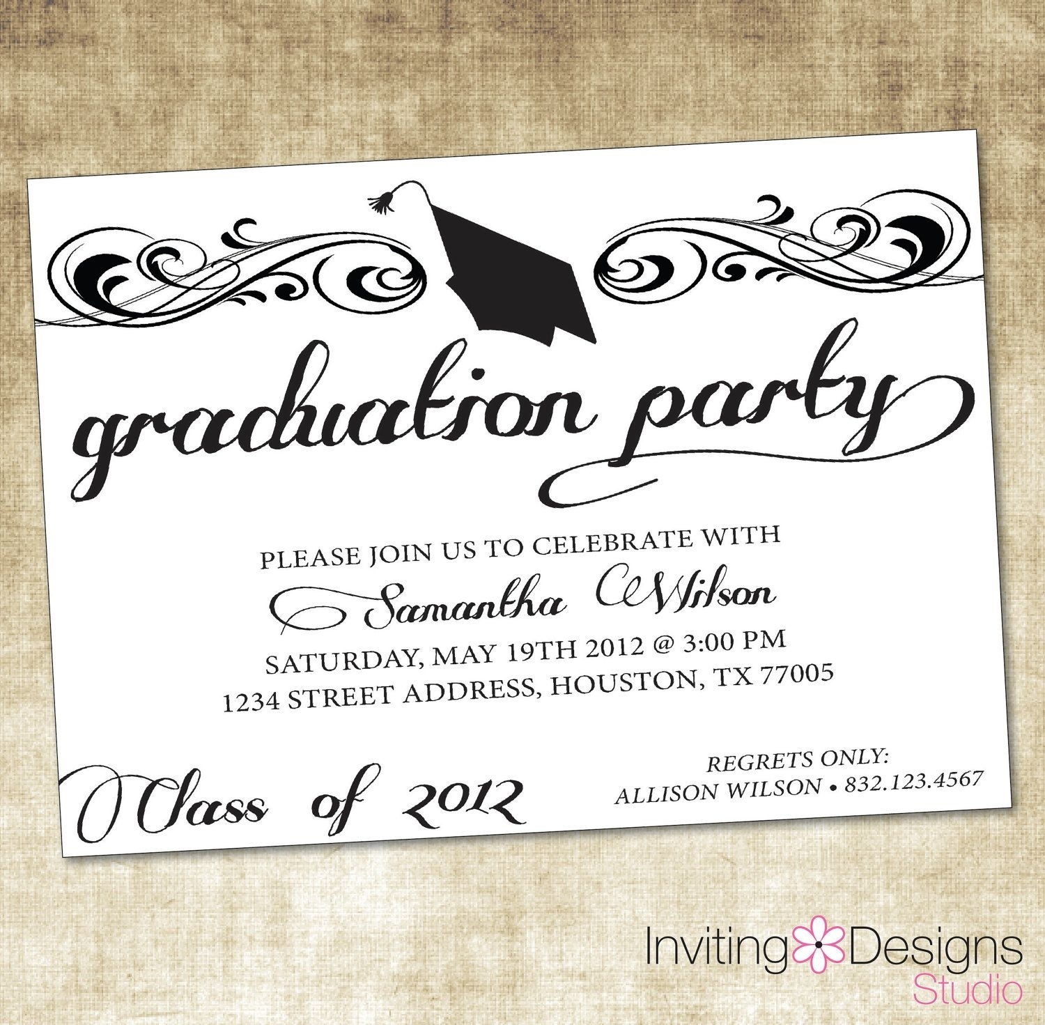 Free Printable Graduation Party Invitations Free Printable A To Z