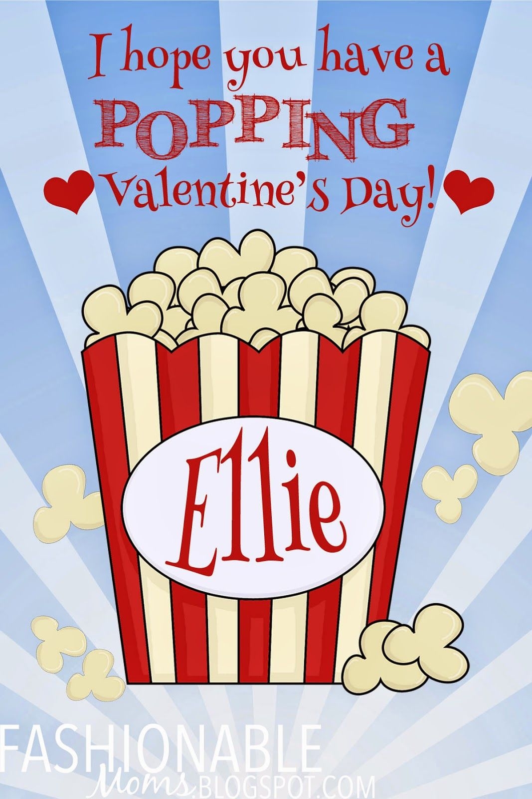 Free Printable Have A Poppin Valentine 39 s Day Claire Waugh