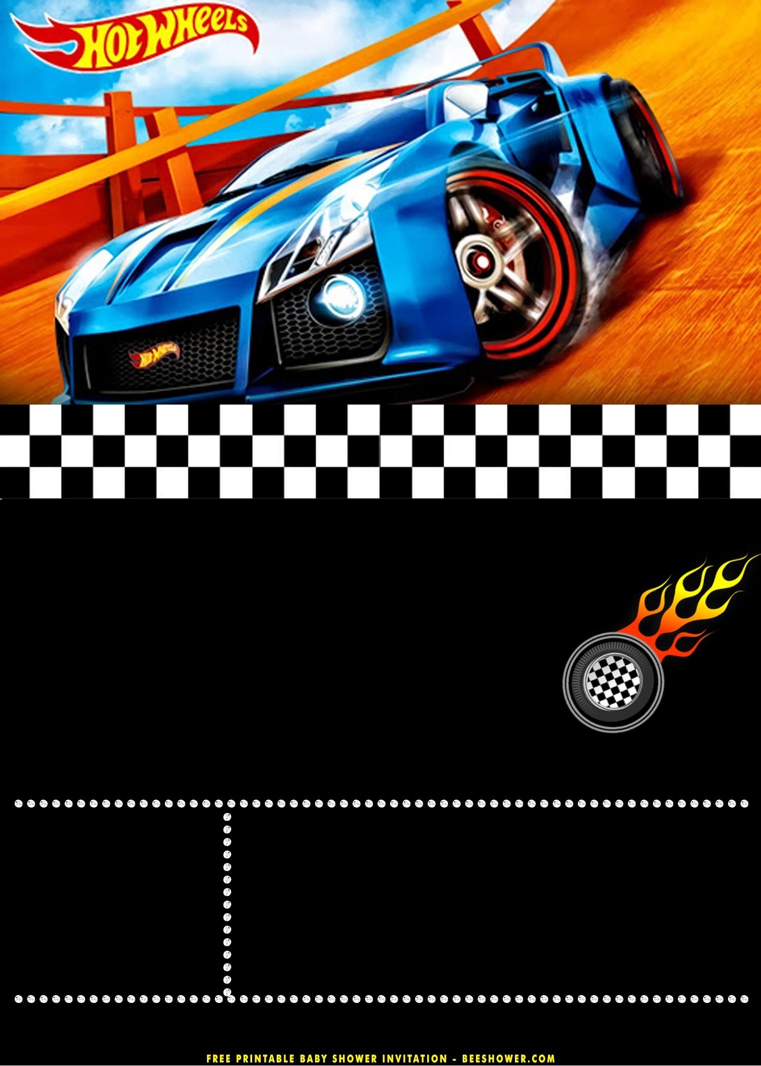 Free Printable Hot Wheels Birthday Invitations Download Free Printable 