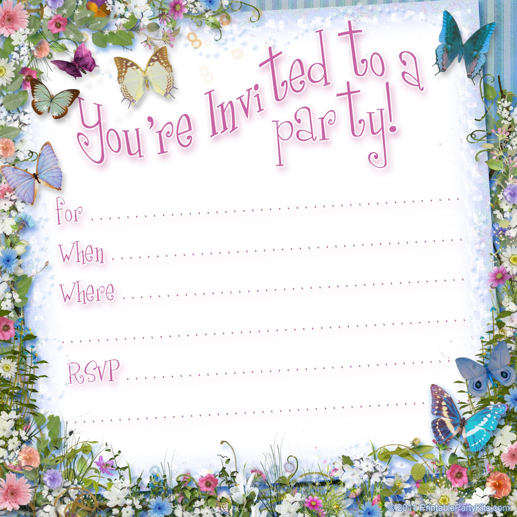 Free Printable Invitations Templates Printable Free Templates Download