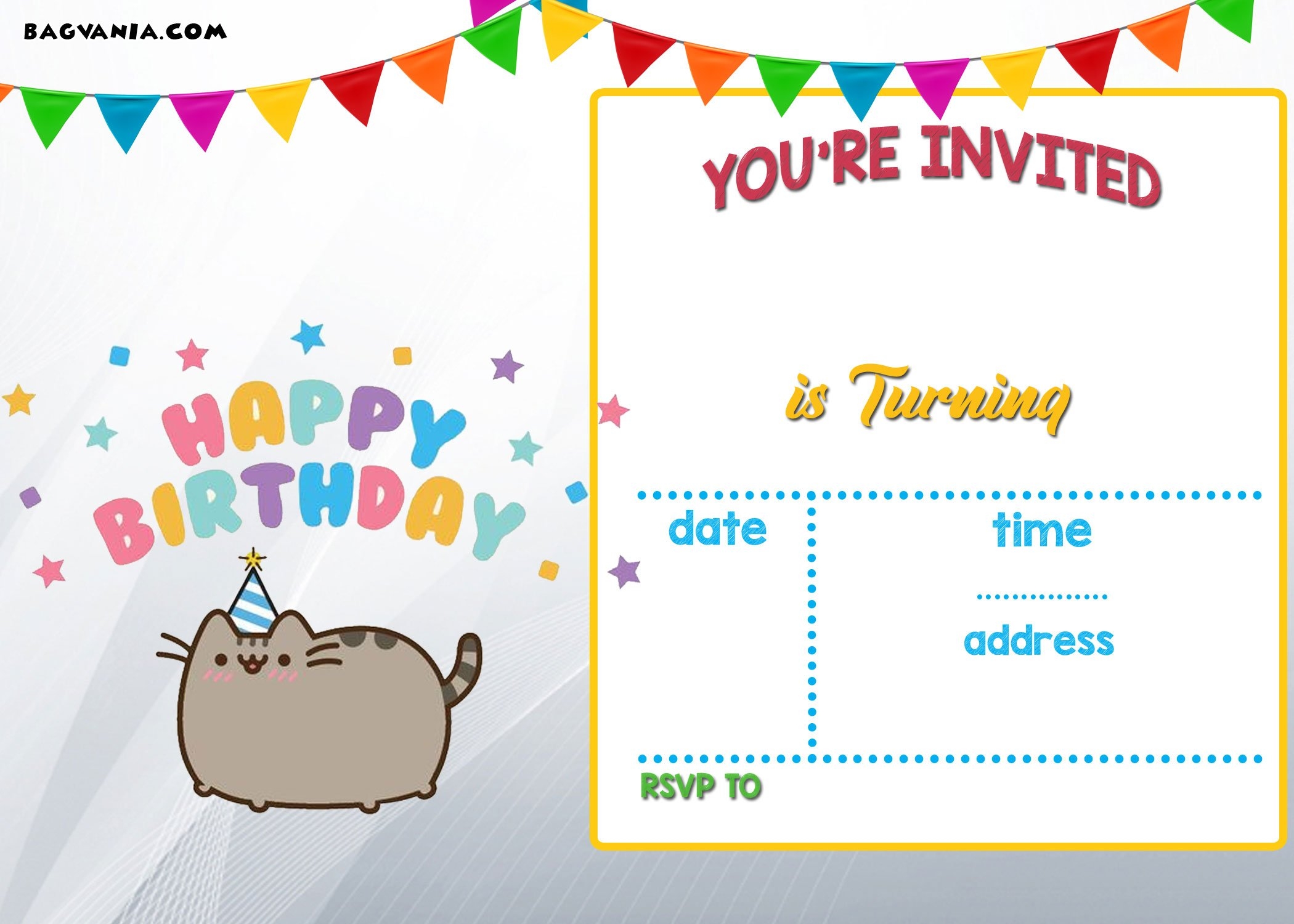 Free Printable Kids Birthday Invitations FREE Printable Birthday 