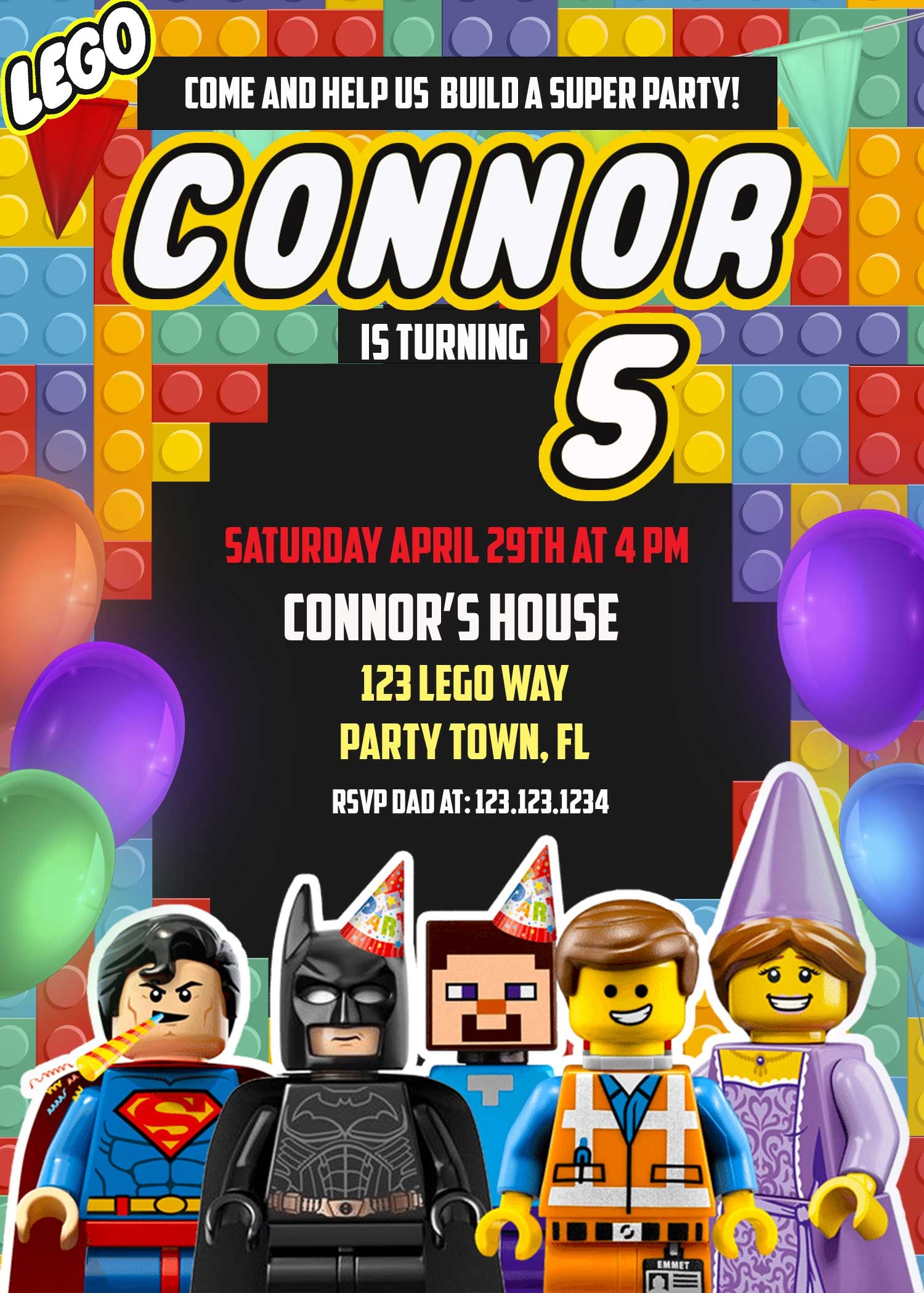 Free Printable Lego Birthday Party Invitations Download Free Printable 
