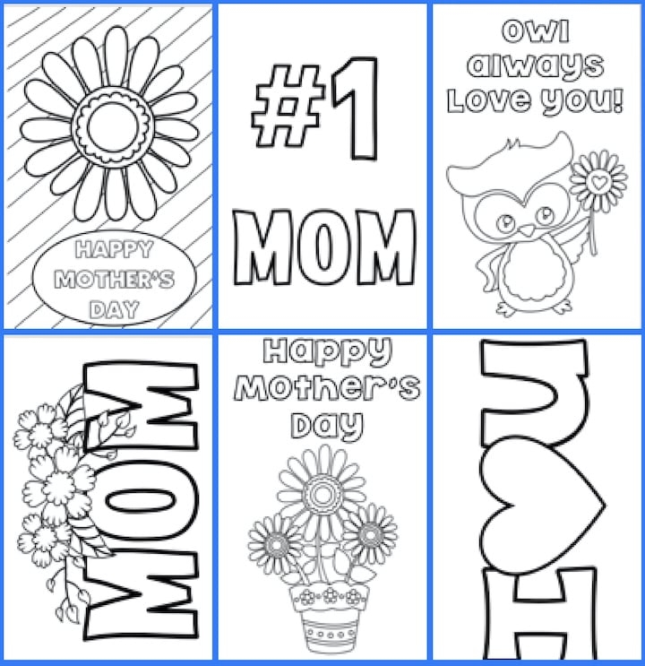 Free Printable Mother 39 s Day Cards To Color Jinxy Kids
