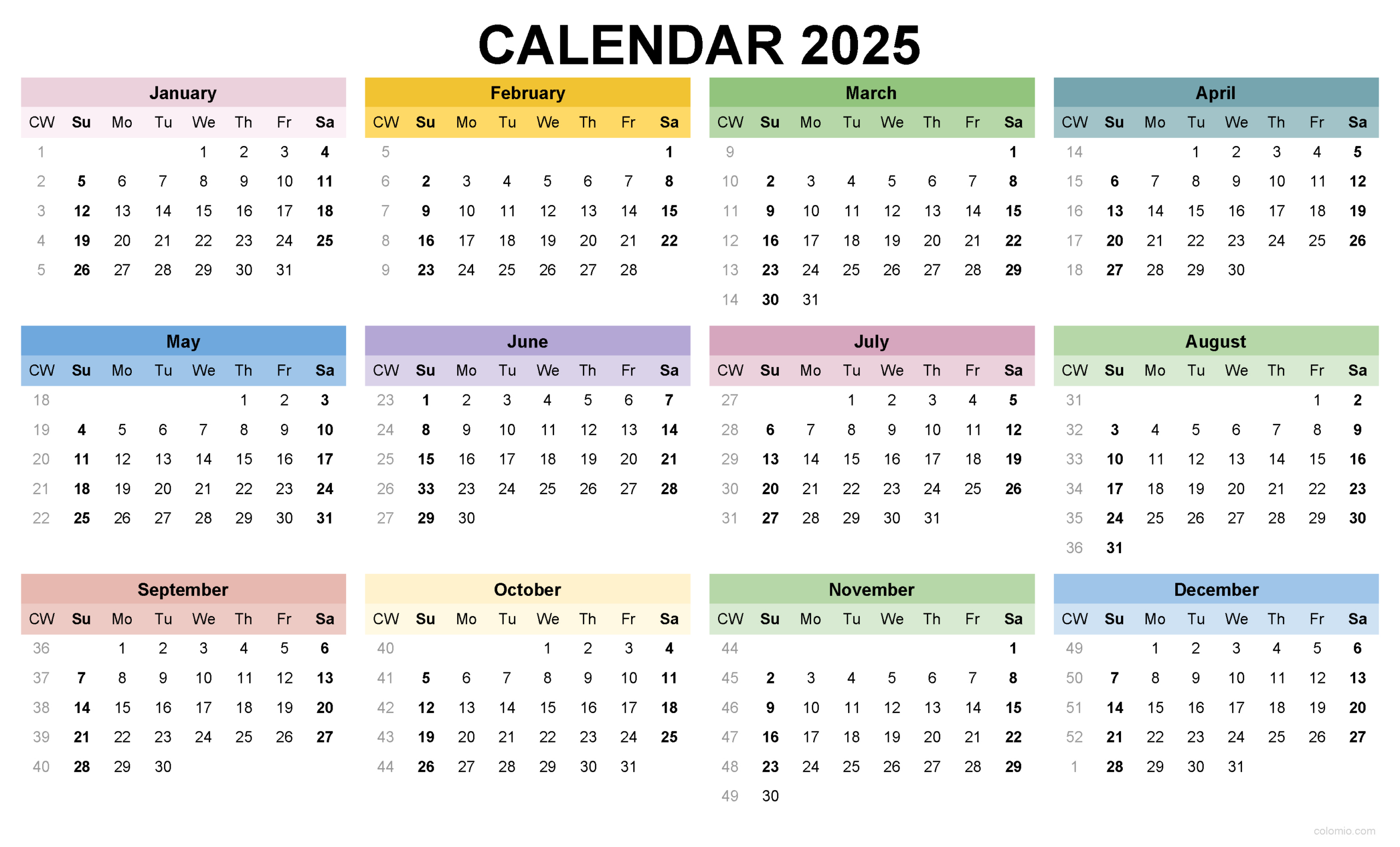 Free Printable National Day Calendar 2025 Printable Calendars