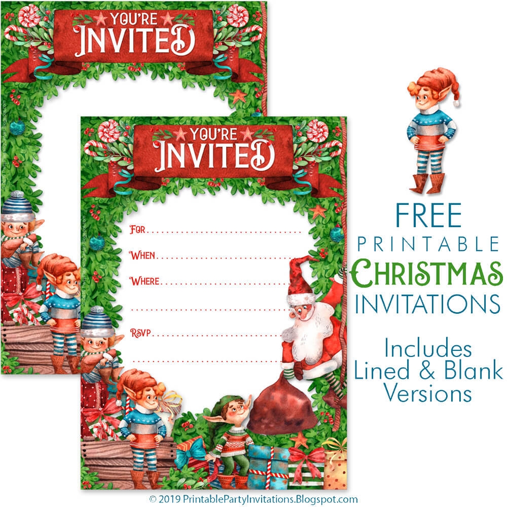 Free Printable Party Invitations