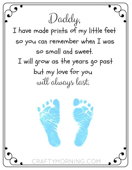 Free Printable Printable Fathers Day Handprint Poem Printable 