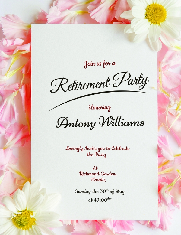 Free Printable Retirement Party Invitations