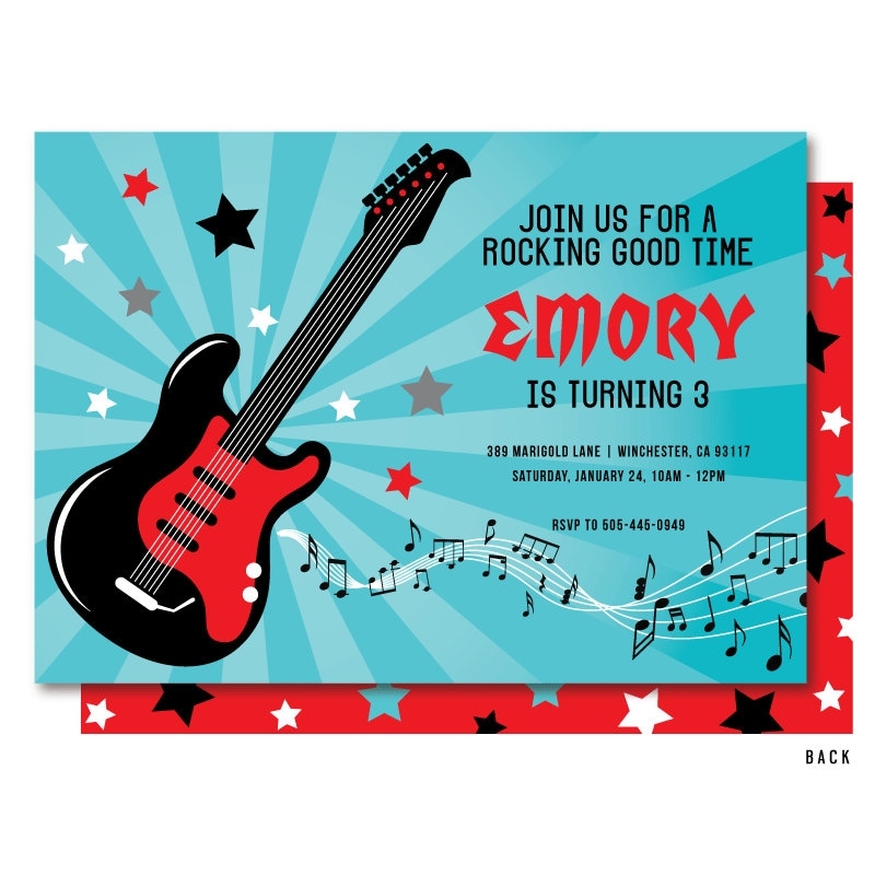 Free Printable Rock And Roll Invitation Templates Read iesanfelipe edu pe