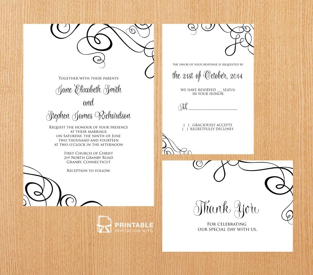 Free Printable Rsvp Cards Free Printable