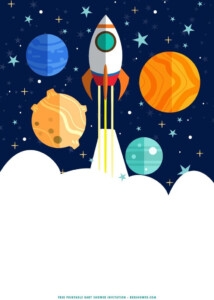 Free Printable Space Party Invitations Printable Party