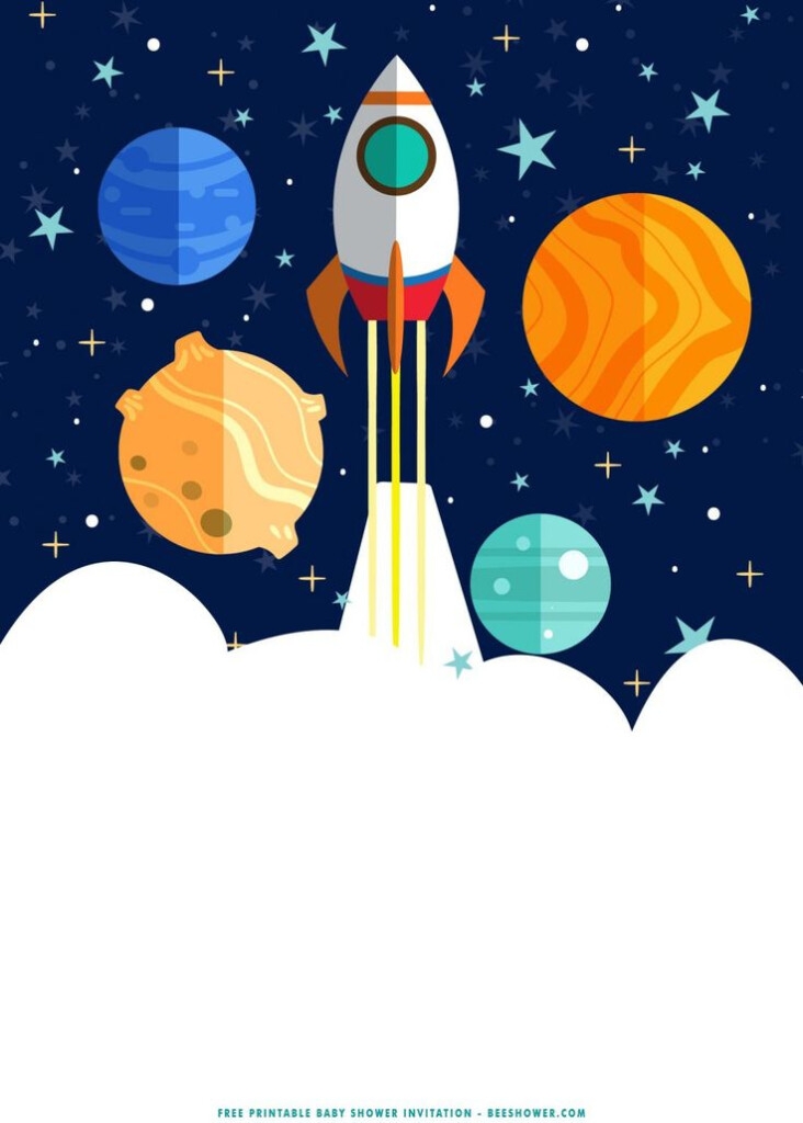 Free Printable Space Party Invitations Printable Party