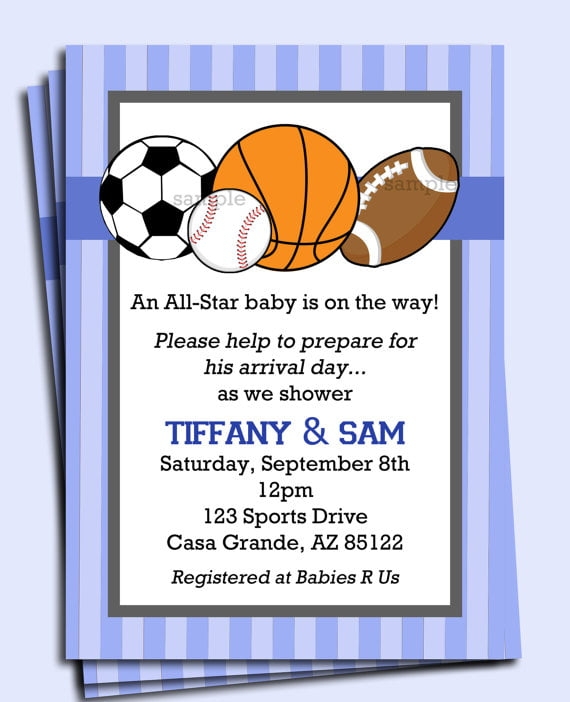 Free Printable Sports Birthday Invitations FREE Invitation Templates 