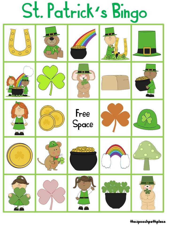 Free Printable St Patrick 39 s Day Bingo