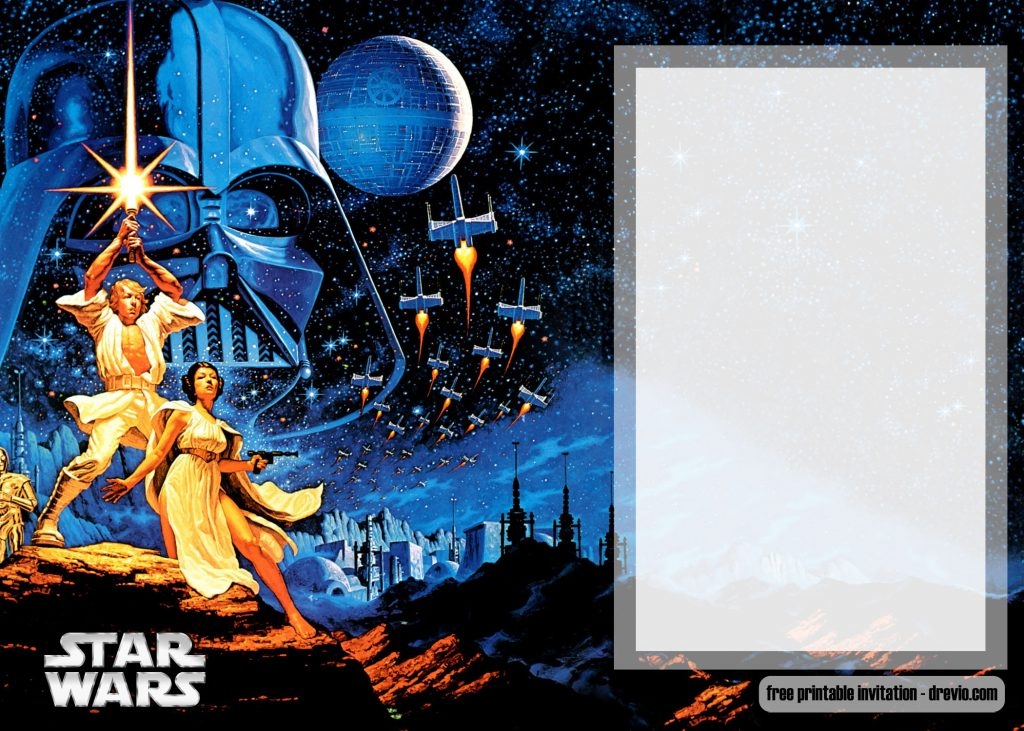 FREE Printable Star Wars Invitation Templates Download Hundreds FREE 