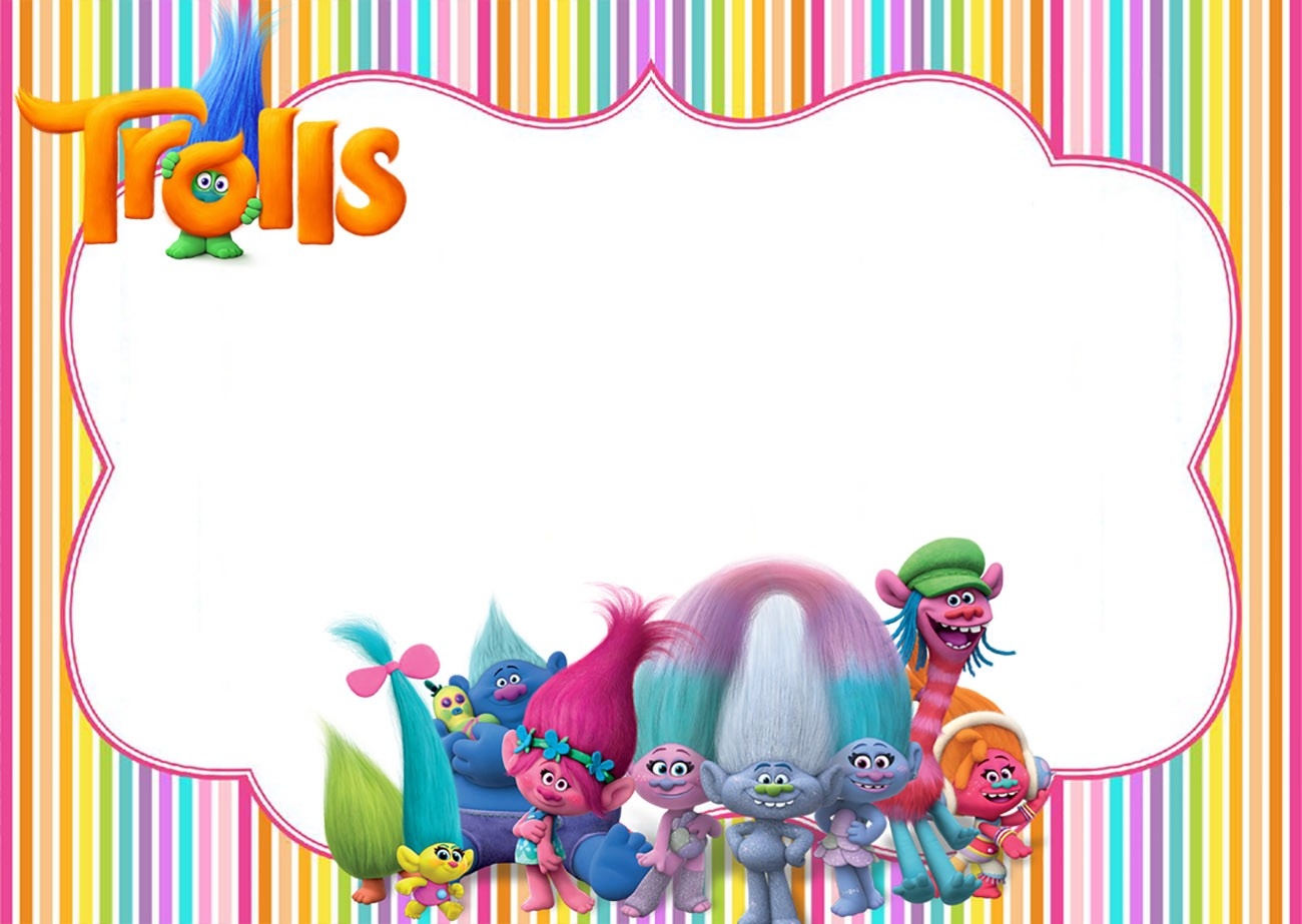 Free Printable Troll Invitations NewFreePrintable
