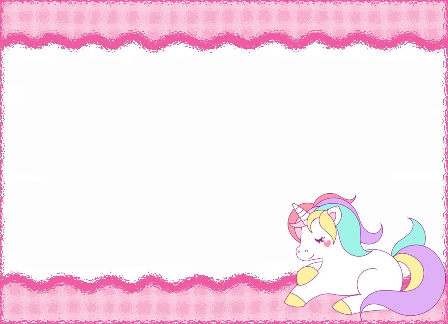 Free Printable Unicorn Birthday Invitation Template Invitations Online