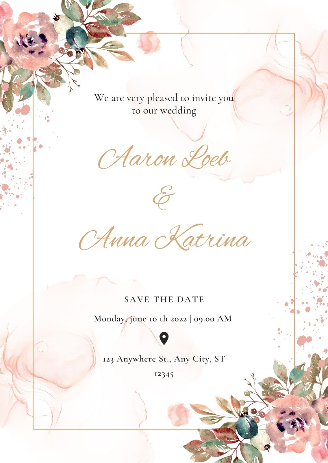 Free Printable Wedding Invitation Templates Printables Template Free