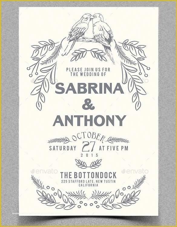 Free Printable Wedding Invitations Templates Downloads Of Wedding