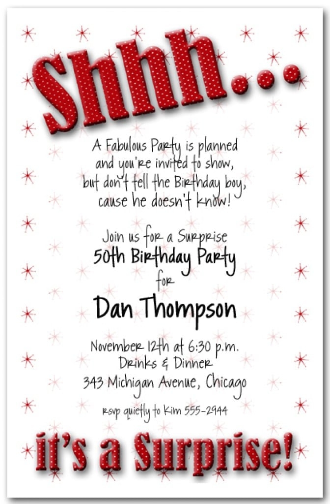 Free Slumber Party Invitation Template