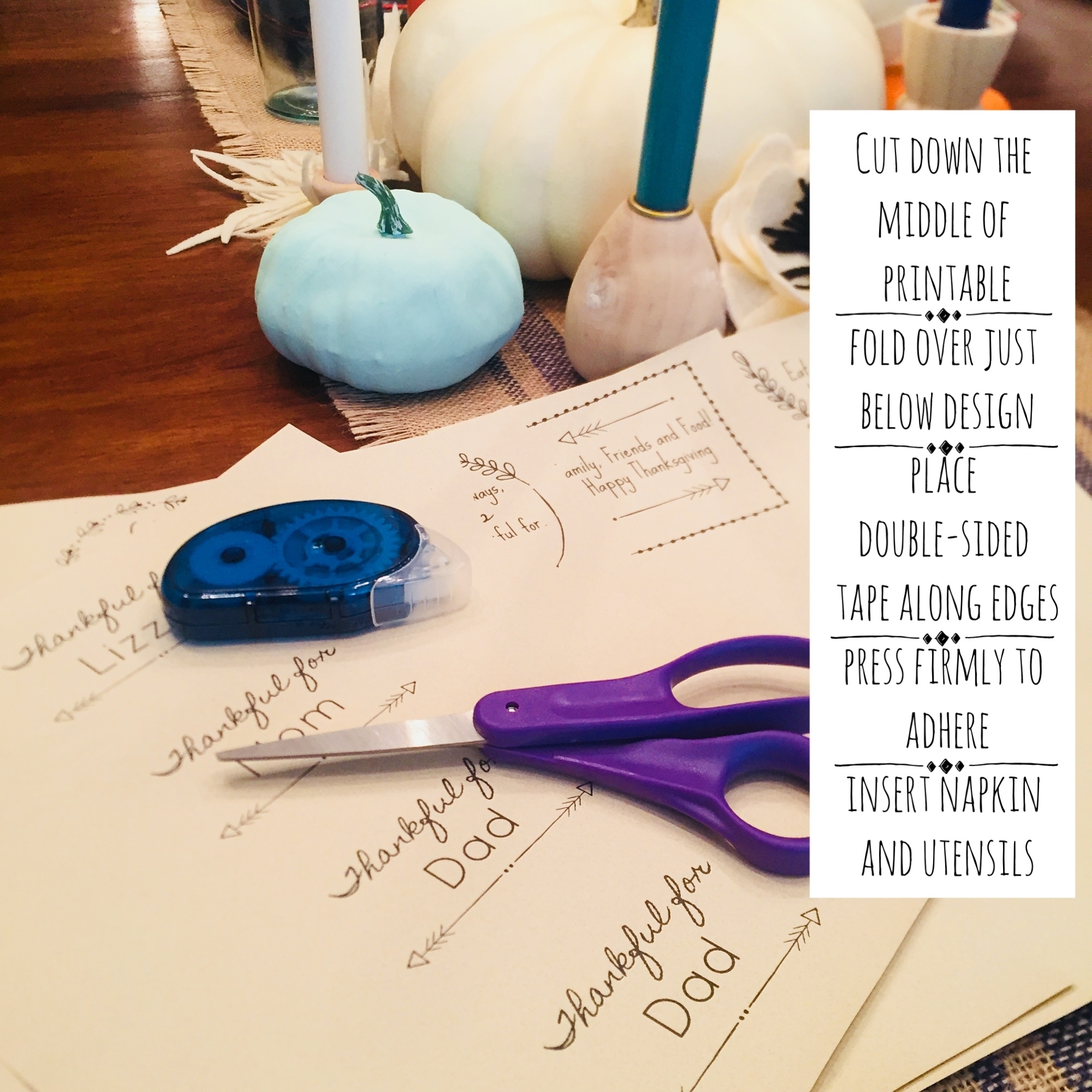 FREE THANKSGIVING DAY PRINTABLES Sincerely Saturday
