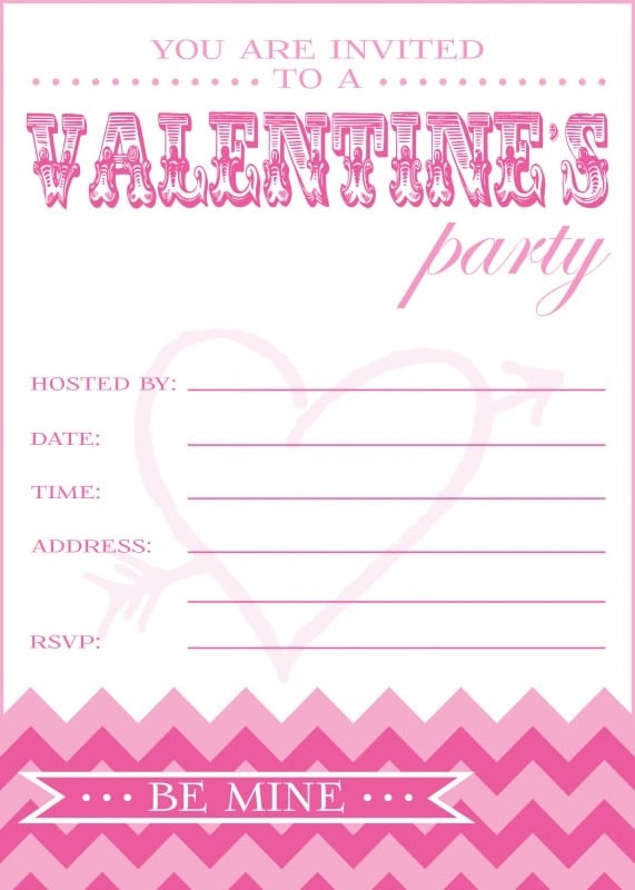 FREE Valentine 39 s Day Party Printables From Pick Print Party Catch My 