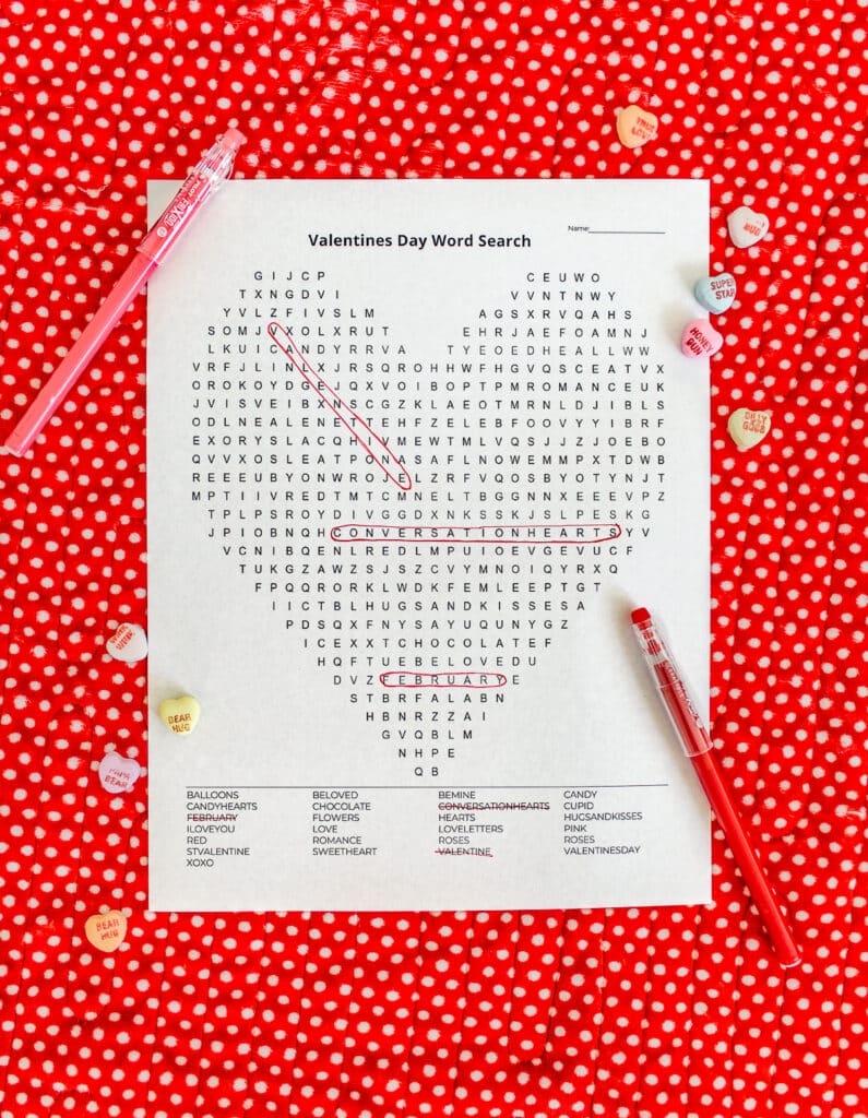Free Valentine S Day Word Search Printable Word Search Maker