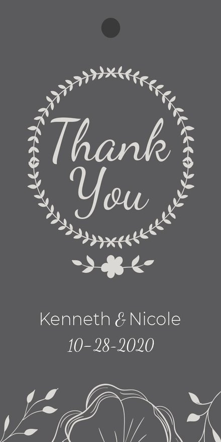 Free Wedding Gift Tag Template Free Templates